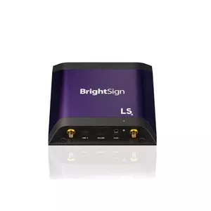 BrightSign LS445 media pleijeris Melns, Lillā 4K Ultra HD Wi-Fi