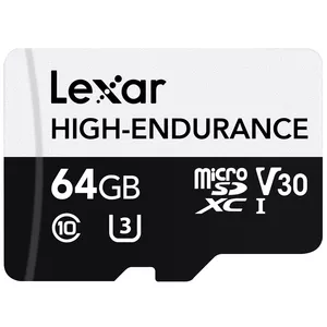 Lexar High-Endurance 64 GB MicroSDXC UHS-I Klases 10