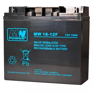 MW Power MW 18-12 аккумулятор для ИБП Герметичная свинцово-кислотная (VRLA) 12 V 18 Ah