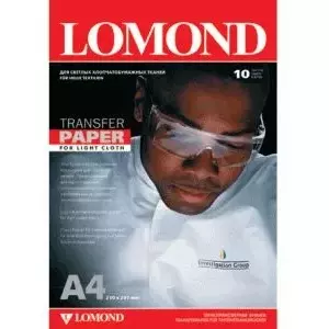 Lomond Thermotransfer Inkjet Paper A3, 50 листов, для светлых тканей