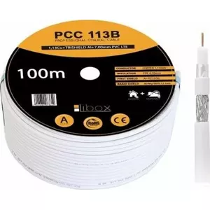 Libox Kabel SAT Coaxial PCC113B CPR - 100m NEW LIBOX