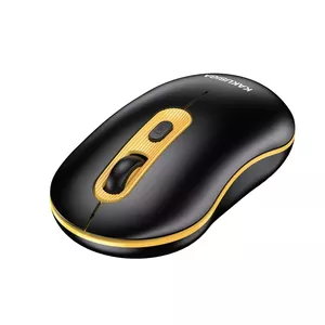 iKaku KSC-871 QIJ 2.4G Bluetooth Wireless Computer Mouse Black/Yellow