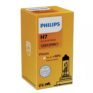 Philips Vision 12972PRC1 auto spuldze H7 55 W Halogēns