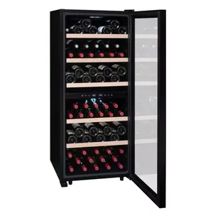 La Sommelière SLS102DZBLACK vīna dzesētājs Kompresora vīna dzesētājs Brīvi novietots Melns 102 pudele (-es)
