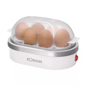 Bomann EK 5022 CB 6 яйца 400 W Серебристый, Прозрачный, Белый