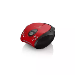 Lenco SCD-24 Цифровой FM Черный, Красный MP3-воспроизведение