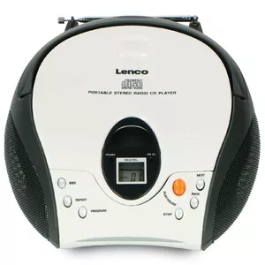 Портативный стерео FM-радиоприемник с CD-плеером Lenco SCD24WH