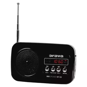 Orava RP-130 радиоприемник Портативный Цифровой Черный, Серый
