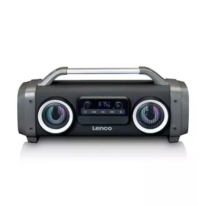 Lenco SPR-100 Stereo portatīvais skaļrunis Pelēks