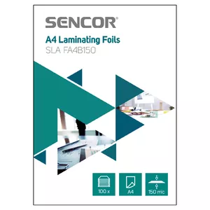 Sencor SLA FA4B150 laminēšanas plēve A4 100 pcs