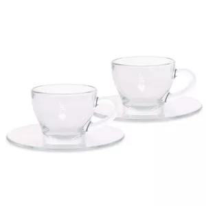 Стеклянные чашки для капучино Bialetti Набор 2 шт.