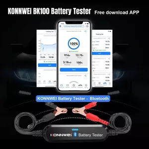 Auto Moto akumulatoru testeris BK100 | Bluetooth | Bezmaksas lietotne | Konnwei