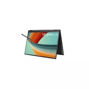LG Gram 16T90R-G.AA78G ноутбук Intel® Core™ i7 i7-1360P Гибрид (2-в-1) 40,6 cm (16") Сенсорный экран 16 GB LPDDR5-SDRAM 1 TB Твердотельный накопитель (SSD) Wi-Fi 6E (802.11ax) Windows 11 Home Черный