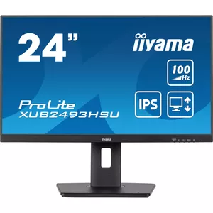 iiyama ProLite monitori 60,5 cm (23.8") 1920 x 1080 pikseļi Full HD LED Melns
