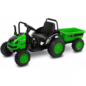 Toyz Аккумуляторный трактор с прицепом Caretero Toyz Hector аккумуляторный трактор + пульт управления - зеленый