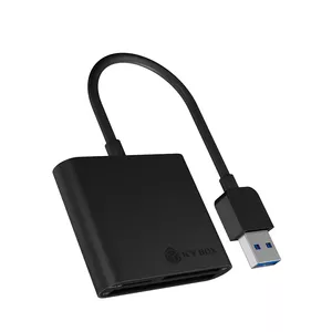 ICY BOX IB-CR301-U3 кардридер USB 3.2 Gen 1 (3.1 Gen 1) Черный