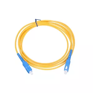 Extralink EX.8406 InfiniBand/fibre optic cable 10 m SC FTTH Желтый