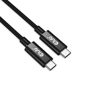 CLUB3D CAC-1579 USB kabelis 3 m USB4 Gen 3x2 USB C Melns