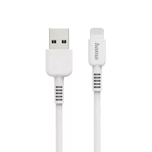 Hama 00187283 USB кабель 1 m USB A Lightning Белый