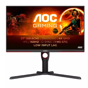 AOC G3 U27G3X/BK monitori 68,6 cm (27") 3840 x 2160 pikseļi 4K Ultra HD LED Melns, Sarkans