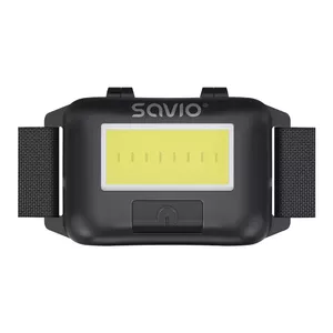 Savio FL-01 электрический фонарь Черный Фонарь налобный LED