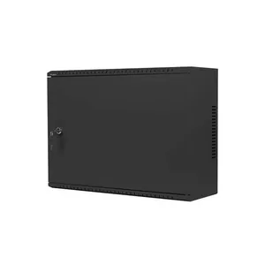 Подвесной шкаф для установки в стойку 4u+3u 19-дюймов 540x200 низкопрофильный (сложенный) черный
