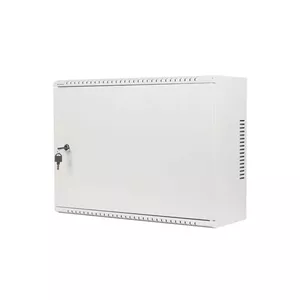 Подвесной шкаф для установки в стойку 4u+3u 19-дюймов 540x200 низкопрофильный (сложенный) серый
