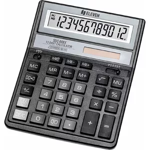 Eleven Eleven kalkulators SDC888XBK, melns, galddators, 12 vietas