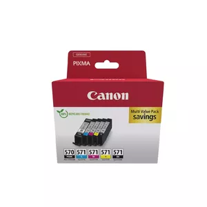 Canon 0372C006 струйный картридж 5 шт Подлинный Черный, Голубой, Пурпурный, Желтый