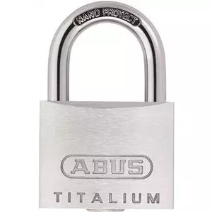 Навесной замок Abus Titalium 64TI/40 4 шт. с одинаковыми ключами и 5 ключами (56960)