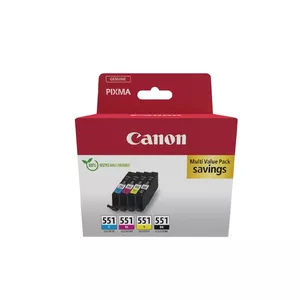 Canon 6509B016 струйный картридж 4 шт Подлинный Черный, Голубой, Пурпурный, Желтый