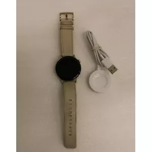 IZPĀRDOŠANA. Huawei Watch GT 3 42mm (White Leather), Milo-B19V Huawei GT 3 (42 mm) Gudrais pulkstenis GPS (satelīts) AMOLED skārienjūtīgais ekrāns 1.32" Ūdensizturīgs Bluetooth IZMANTOTS, NOSKATĪTS, ATKĀRTOTS, BEZ Oriģinālās iepakojuma un piederumiem White Leather