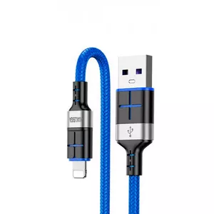 KAKUSIGA KSC-696 USB-A -> Lightning uzlādes kabelis 15W | 120 cm zils