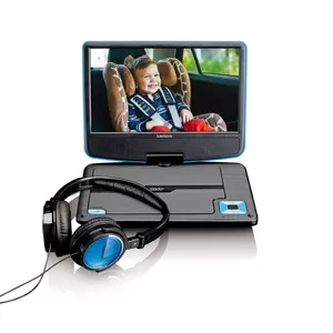 Lenco DVP-910 Портативный проигрыватель DVD Трансформер 22,9 cm (9") Черный, Синий