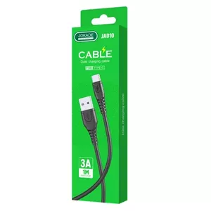 Jokade JA010 USB-A -> USB-C кабель для зарядки 20 Вт | 100 см черный