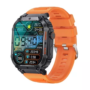 Denver SWC-191O smartwatch / sport watch 4,98 cm (1.96") IPS Цифровой 320 x 386 пикселей Сенсорный экран Черный