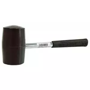 Резиновый молоток 680 г 65 мм с металлической ручкой