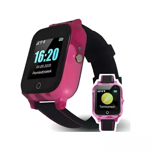 Детские умные часы GoGPS Smartwatch K27 Pink