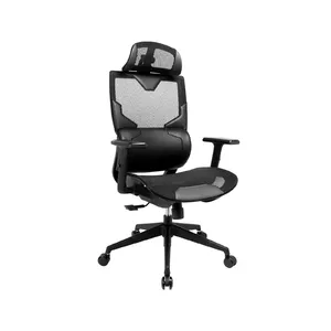 Sandberg 640-95 videospēļu krēsls Universāls spēļu krēsls Sēdvieta ar tīkliņauduma pārklājumu Melns
