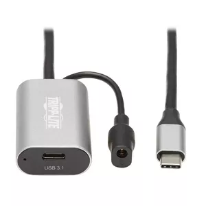 Tripp Lite U330-05M-C2C USB кабель 5 m USB 3.2 Gen 1 (3.1 Gen 1) USB C Черный, Серый