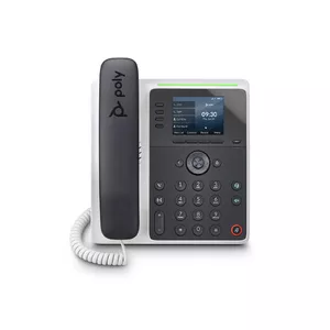 POLY Edge E220 IP Phone and PoE-enabled