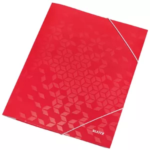 Leitz WOW Тонкий картон, Полипропилен (ПП) Красный A4