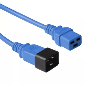 Microconnect PE2019B09 кабель питания Синий 0,9 m Разъем C20 Разъем C19