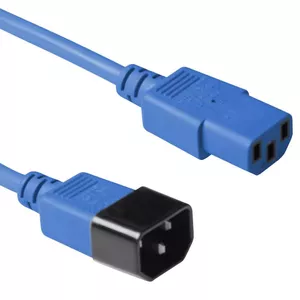 Microconnect PE1413B18 elektrības kabelis Zils 1,8 m C13 uzmava