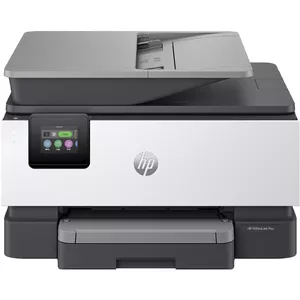 HP OfficeJet Pro HP 9120e All-in-One Printer, Color, Printeris priekš Small medium business, Print, copy, scan, fax, HP+; HP Instant Ink eligible; Print from phone or tablet; Touchscreen; Smart Advance Scan; Instant Paper; Front USB flash drive port; Two-sided printing; Two-sided scanning; Automatic document feeder; Fax