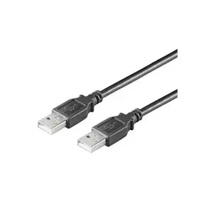 Goobay USB 2.0 AA 500 LC HiSpeed, 5m USB кабель USB A Черный