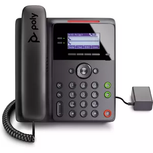 POLY Edge B20 and PoE-enabled IP phone Black 2 lines LCD