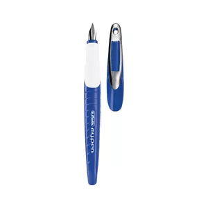 Herlitz my.pen fountain pen Cartridge filling system Blue, White 1 pc(s)