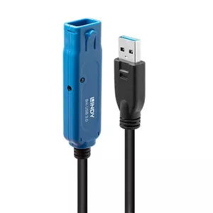 Lindy 43158 USB kabelis 8 m USB 3.2 Gen 1 (3.1 Gen 1) USB A Melns