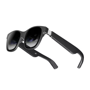 Очки XREAL Air AR, умные очки с массивным 201-дюймовым виртуальным кинотеатром Micro-OLED, очки дополненной реальности, просмотр, потоковая передача и игры на ПК/Android/iOS — совместимы с консолями и облачными играми